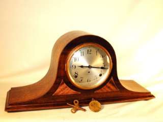 Nice Original Antique Seth Thomas Tambour Mantle Clock   Sentinel 16 