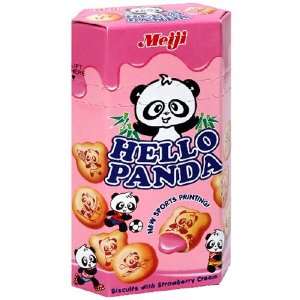 Meiji Hello Panda, Strawberry, 2 Ounce Boxes (Pack of 30)  