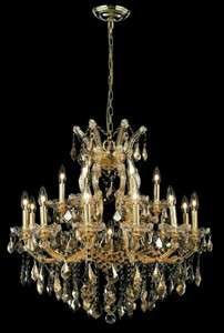 New! Crystal Chandelier Maria Theresa Gold 30x28  