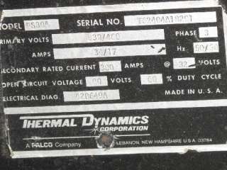 THERMAL ARC PS 30A PLASMA WELDER 300 AMP  