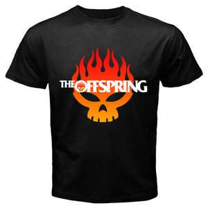 New THE OFFSPRING Rock Band Black T Shirt Size S XXL  