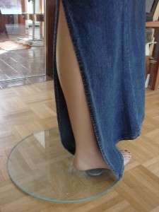 Roberto Cavalli  Just Cavalli Long Jeans Skirt   Sz 44  