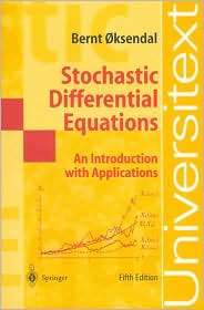 Stochastic Differential Equations An Introduction with Applications 