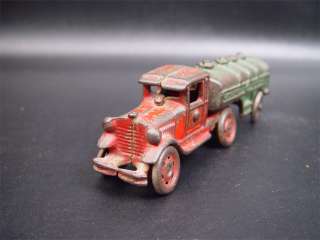 AC Williams Cast Iron 2pc Mack Gas Oil Tanker Toy Truck  