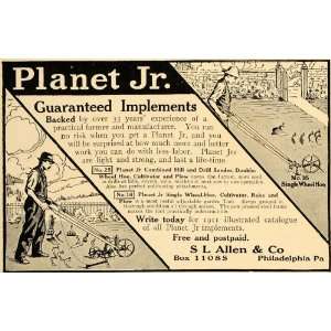   & Co Planet Jr Garden Tools Yard   Original Print Ad: Home & Kitchen