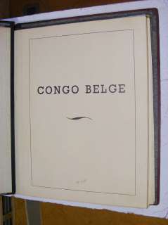 Collection stamps of Belgian Congo 1888 1961.  