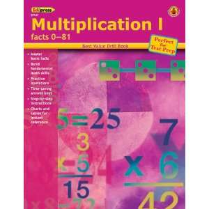   15 Pack EDUPRESS MULTIPLICATION 1 FACTS 0 81 