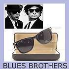 New Soul Man Blues Brothers Wayfarer Super Dark Celebrity Smoke Lens 