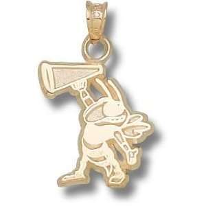  Georgia Tech Buzz Megaphone 5/8 Charm/Pendant: Sports 