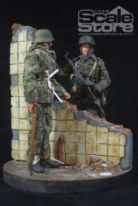 Scale Store 1/6 Sneaking Game Ruin Wall Resin Battle Diorama for Army 