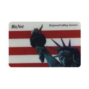  Collectible Phone Card Statue of Liberty With Red & White 