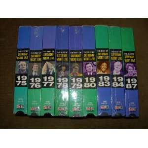 Saturday Night Live VHS tapes 75, 76, 77, 78, 79, 80, 83, 84 