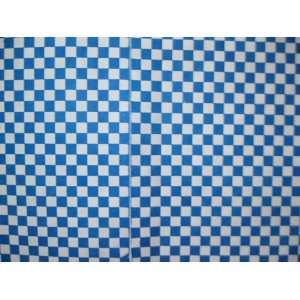  100 Blue Checkered Consecutively Numbered Tyvek Wristbands 
