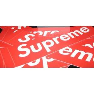  Supreme Box Logo Vinyl Gloss Stickers 2.2 X 8 Indoor 