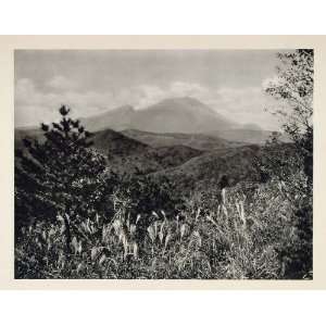  1930 Asamayama Asama Volcano Mountain Japan Landscape 