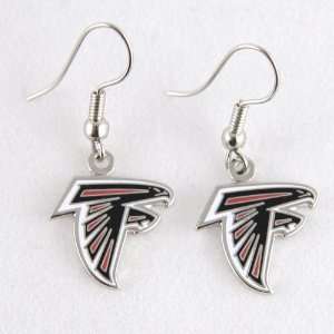  NFL Atlanta Falcons Logo Wire Earrings: Sports & Outdoors