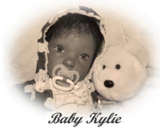   lifelike Ethnic biracial black toddler baby girl Kylie Secrist Benni