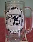 Clear Mug Pride of 15 Kulpmont, PA Centennial 1875 1975