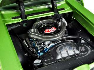 Brand new 1:18 scale diecast model car of 1969 Pontiac GTO Judge Green 