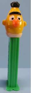 NEW AND SEALED SESAME STREET BERT PEZ DISPENSER WITH CANDY. COLLECT 