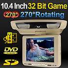   In Car CD DVD Player Monitor IR 32 Bit Games Free IR Headphone