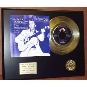   Record Outlet Elvis Presley 24kt Gold 45 Display: Sports & Outdoors