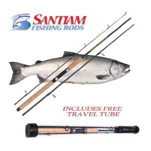 Santiam Fishing Rods Travel Rod 3 Piece 86 12 30LB MH Graphite 