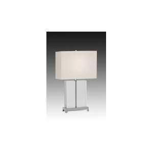 Crystal Rectangular Block Table Lamp by Remington Lamp 713 
