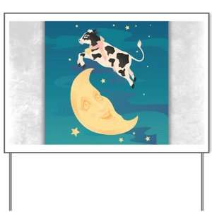  Yard Sign Cow Jumped Over the Moon 