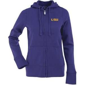   LSU Womens Zip Front Hoody Sweatshirt (Team Color)