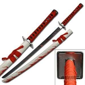  Blood Splatter Samurai Katana Sword