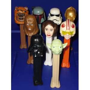  Star Wars   Pez Candy Dipensers   NINE (9) Everything 