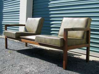   Green Thayer Coggin Milo Baughman Wood Bench Chair Table Sofa  