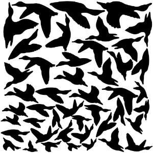  Skinit Flying Geese for the Wall, 50 Inch by 50 Inch