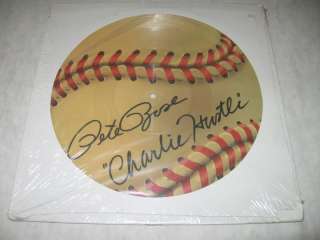 PETE ROSE  Charlie Hustle  PICTURE DISC  SEALED   