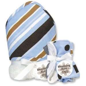   Bouquet Gift Sets   MAX STRIPE   Hooded Towel & Wash Set: Baby
