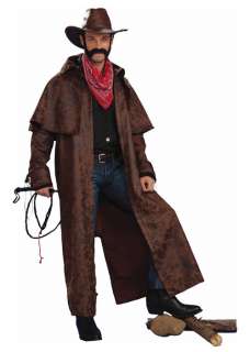 Wild West Western Tex Coat Texan Cowboy Halloween Costume Adult Men 