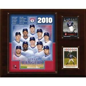  MLB Texas Rangers 2010 Team Plaque: Home & Kitchen
