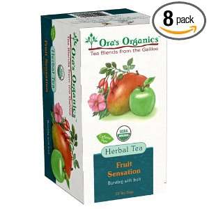 Oras Organics Fruit Sensation New, 1.59 Ounce Boxes (Kosher for 