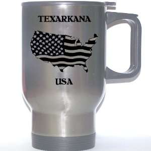 US Flag   Texarkana, Arkansas (AR) Stainless Steel Mug 