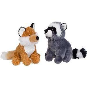  Petco Plush Raccoon or Fox Dog Toy, 3.5 W X 6.5 H: Pet 