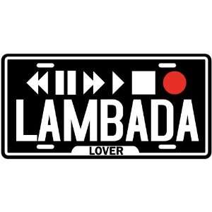  New  Play Lambada  License Plate Music