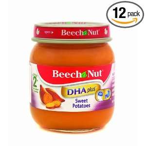 Beech Nut Sweet PotatoesStage 2 DHA Plus, 4 Ounce Jars (Pack of 12 