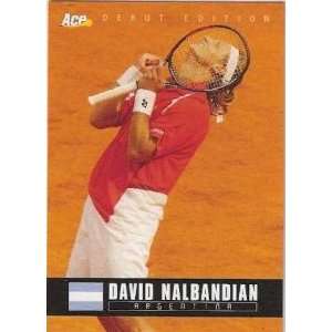  David Nalbandian Tennis Card