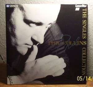 Phil Collins LASERDISC OOP The Singles Collection 90  