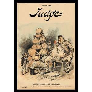 Judge Magazine Brice, Boodle and Cleveland 20x30 Poster Paper  