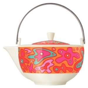   Enamel Fine Bone China Porcelain Teapot in Gift Box