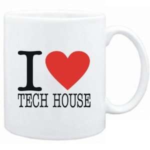  Mug White  I LOVE Tech House  Music