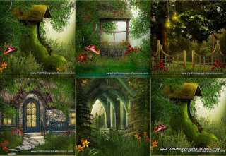 Digital Fantasy Forest Photography Backgrounds Vol 1  