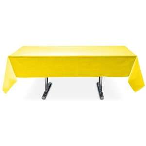  Plastic Table Cover  Yellow: Health & Personal Care